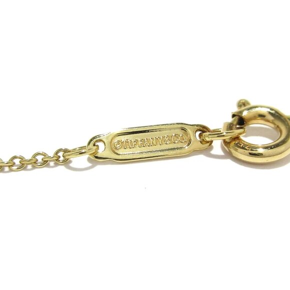 Auth TIFFANY & Co. Notes Round Pendant - 18K Yellow Gold Necklace - Picture 2 of 6